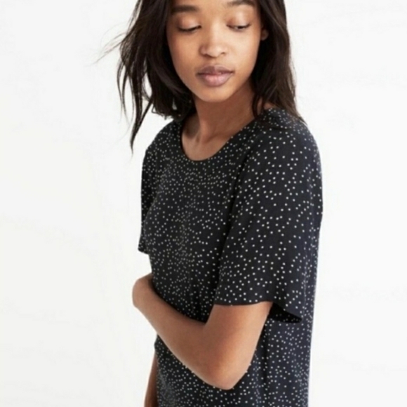 Madewell Zip-back Dress in Scatterdot - Picture 2 of 4